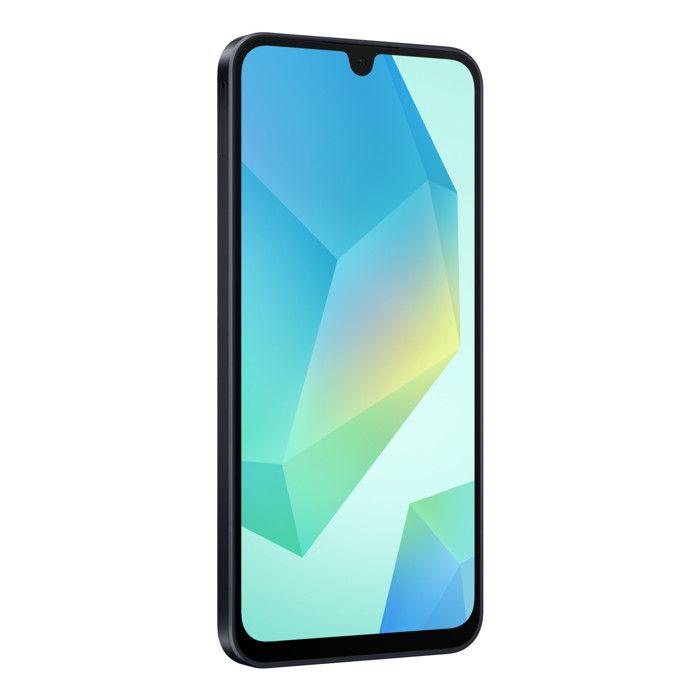 Kort beskrivelse : Smartphone Samsung A16 LTE med 6,7-tommers Super AMOLED-skjerm, åttekjerneprosessor, 50 MP kamera og internminne