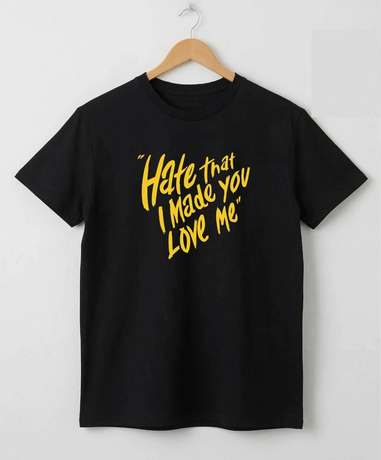 Ariana Grande Inspired Tour T-Shirt   Hate That I Made You Love Me  Lyric Tee M