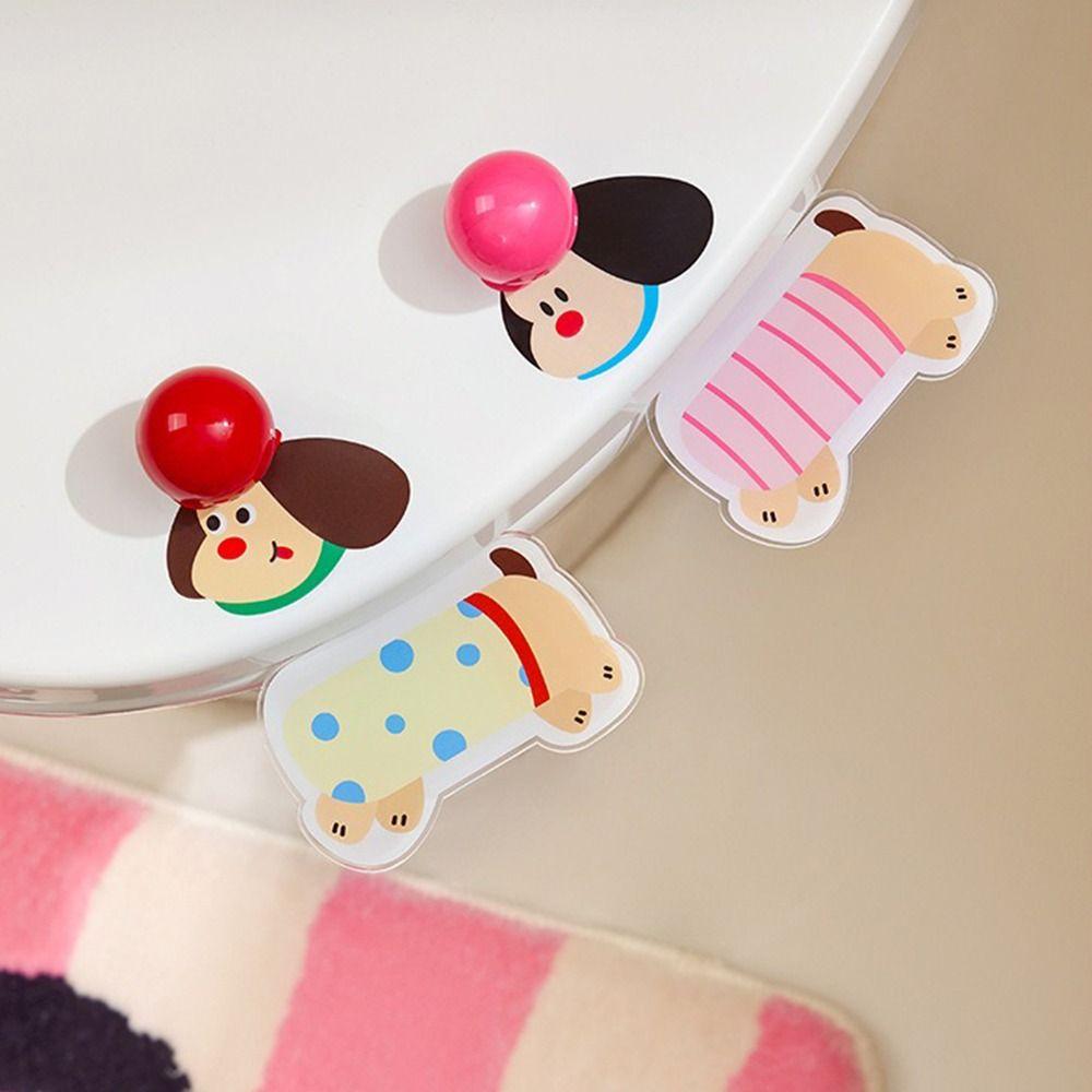

Dopamine Toilet Seat Lifters Self-Adhesive Toilet Seat Flip Handle Bathroom D
