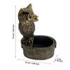 Fountains Yard Art Decor Owl Water Funny Crow Water Yard Staty Tupp utomhus