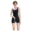 PULASSI Swimsuit One-Piece Boyleg for Women