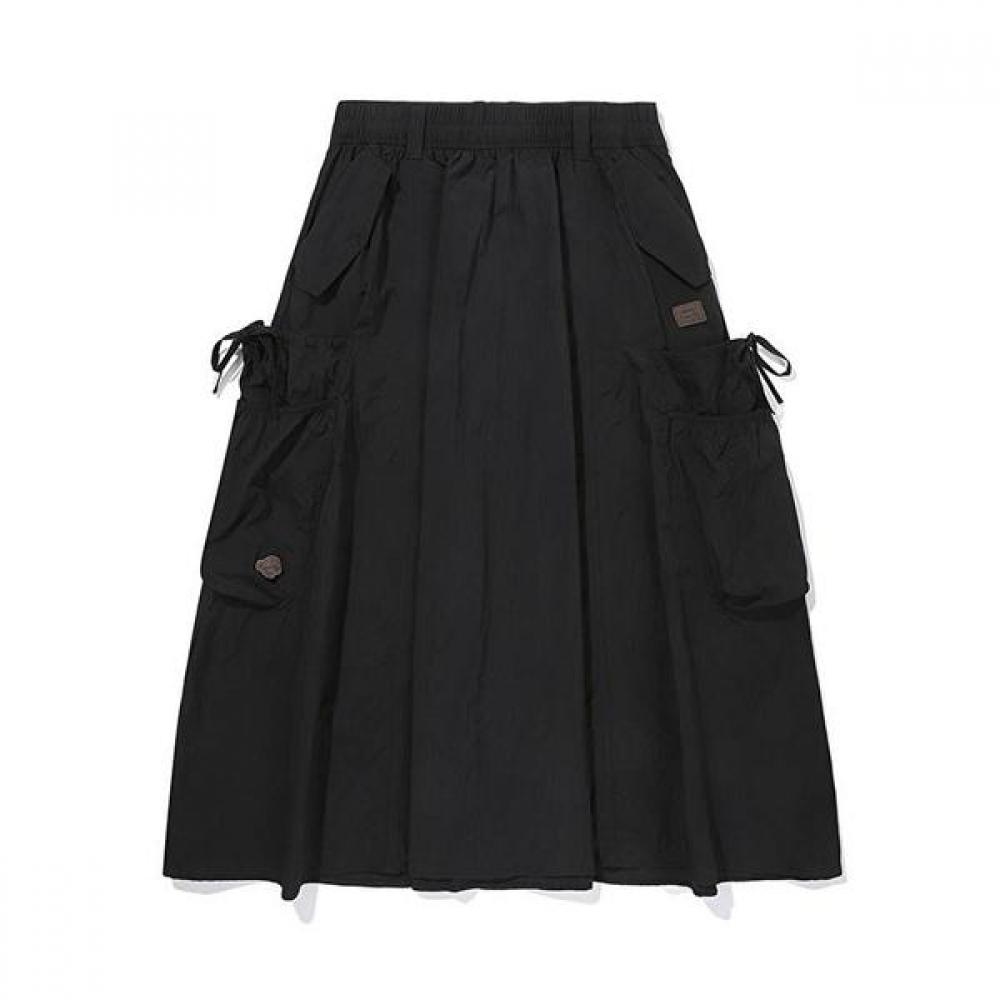 W Flare String Skirt blacks/65