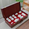 Tuopai 11-Piece Glossy Mutton Fat Jade Porcelain Tea Set