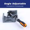 Right Angle 90 Degree Wood Clamps For Woodworking, With Adjustable Swing Jaw Aluminum Alloy Frame, For Welding, DIY