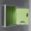 Outdoor Security Locking Mailbox Letter Box Suggestion Box Newspaper Mail Letter Post Home Garden Aluminum Alloy Mailbox