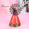Shiny Cute Birthday Hat with Plush Ball for Party Costumes (Child & Adult)