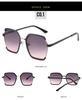 Damen Zweifarbige Sonnenbrille mit Farbverlauf - Winter 2021 Kollektion