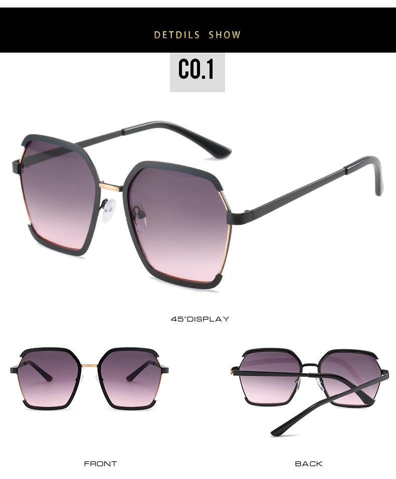 Damen Zweifarbige Sonnenbrille mit Farbverlauf - Winter 2021 Kollektion