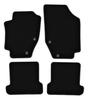 BASIC Black Velour Floor Mats For: Peugeot 307CC Cabrio (2003-2008)
