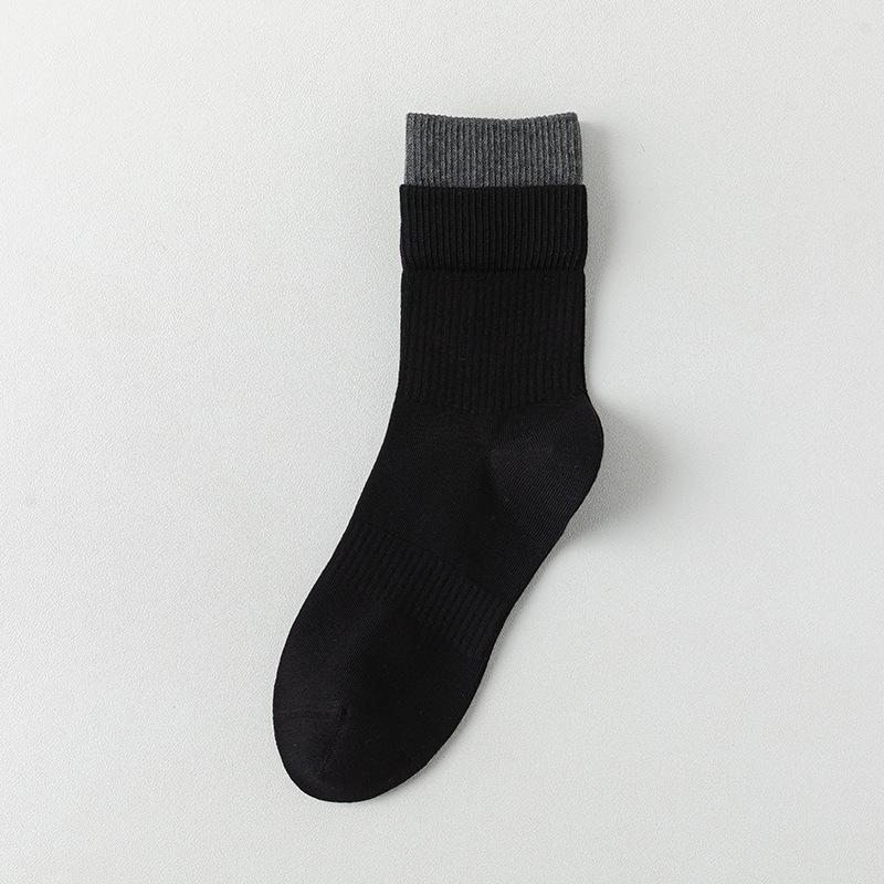 Pure Cotton Socks - Children's Mid-length Socks, Sweat-absorbent, Odor-resistant, Anti-tear, Multi-color Dopamine Sports Socks