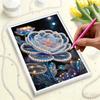 Pittura Floreale con Perle Fai-da-te per Decorazione Murale di Casa Artigianato Artistico per Adulti/Principianti Idea Regalo Decorazione Casa Senza Cornice
