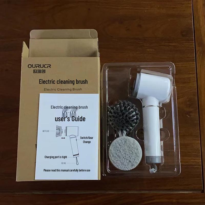 Cordless Electric Cleaning Brush for Kitchen & Bathroom: Multipurpose Dish & Pot Scrubber
