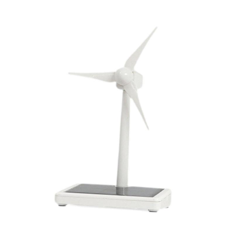Solar Powered Windmill Science Education White Experiment Model Gifts Education S