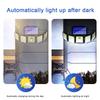 Outdoor Solar Lights 300LED Motion Sensor 5 Heads LED Flood Lights With Remote Control IP65 Waterproof Solar Security Lights For Garden Garage