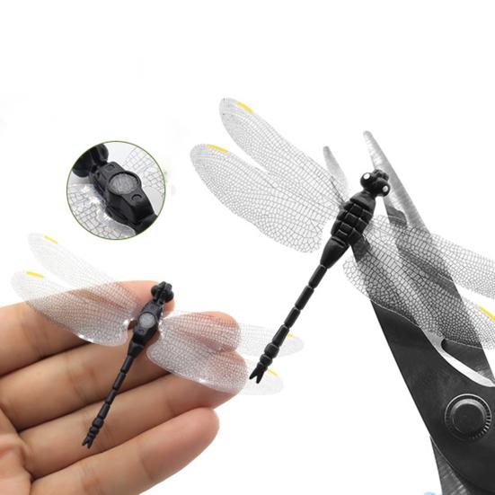 Simulated Dragonfly Pendant PVC Hanging Repellent Realistic Design Pest Deterrence Ornament Dragonfly Hunting Accessory