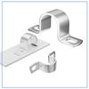 10-Piece 304 Stainless Steel Thickened U-Shaped Saddle Pipe Clamp Set