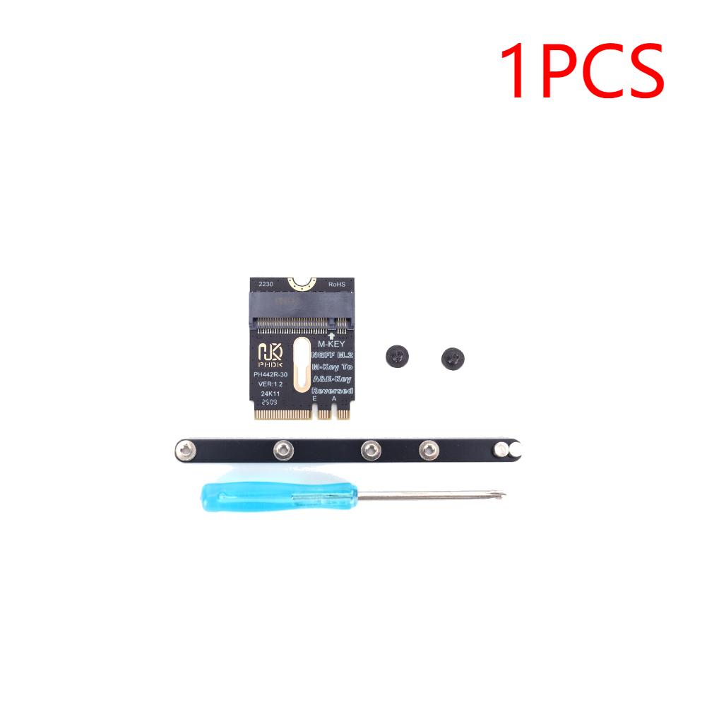 M.2 A+E To NVME SSD Adapter PCI-E 4.0 Adapter NGFF A+E-Key Male To NVME M-key Female Extension for 2230 2242 2260 2280 NVME SSD