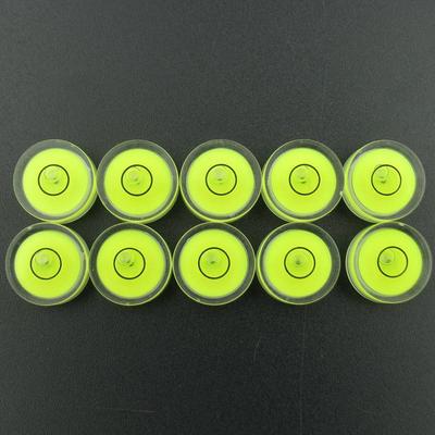 100 stücke 15*6mm Kunststoff Universal Wasserwaage Wasserwaage Blase Messung Instrument Bullseye Stil