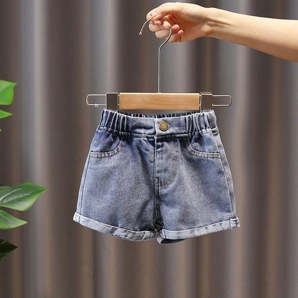 Girls' Denim Shorts Summer Clothes Children's Pants Korean Fashion Shorts Thin Version Jean