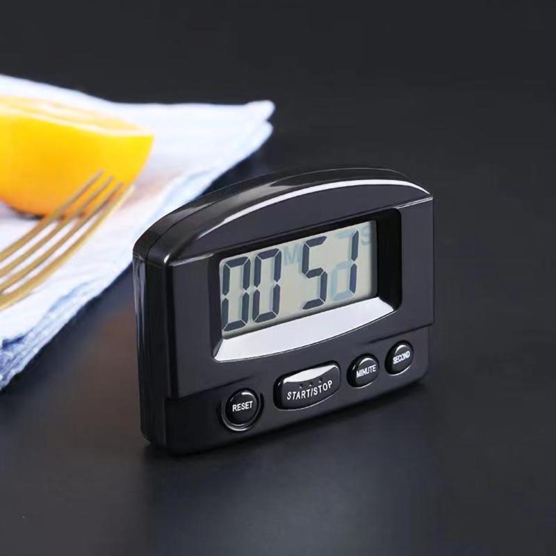 Digital Count Up & Down Timer LCD Display Easy Operation Buttons for Cooking Baking Study Sports Training Timing