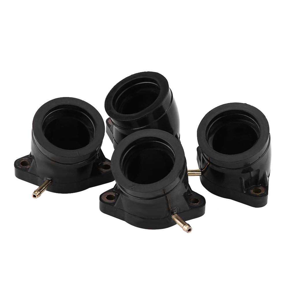 4Pcs Motorcycle Carburetor Manifold Intake Adapter Joint Boot for YAMAHA XJ1100 XS1100 XS1100L