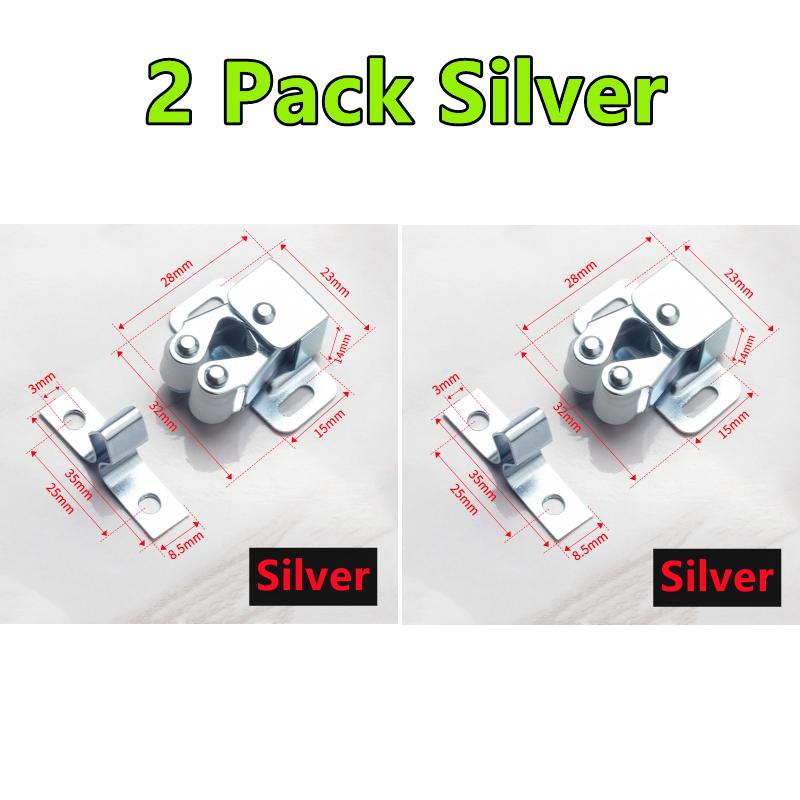 New 10-1Pack Magnet Cabinet Catches Door Stop Closer Stoppers Damper Buffer For Wardrobe Hardware Furniture Fittings Accessories