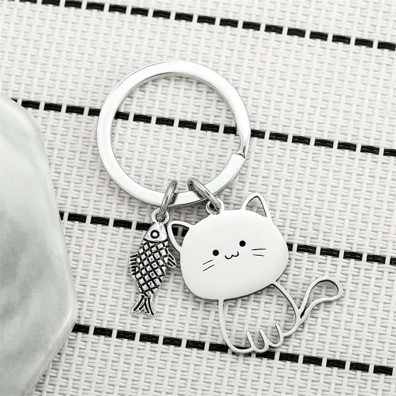 Cut-Out Keychain with and for Bag Backpack Decoration One Size