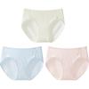Beneunder Women's 100% Cotton Seamless Antibacterial Mid-Rise Briefs