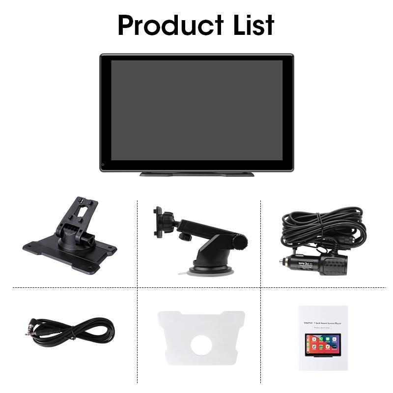 10 Inch 4K Dash Cam Car DVR Wireless Carplay & Android Auto GPS Navigation Video Recorder AUX Dashboard Camera Monitor BT 5G