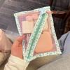 Wide Opening Dot Grid Storage Bag Korean Style Mesh Makeup Bag  Small Item Storage