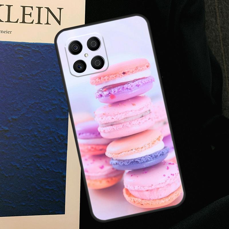 Macarons Kuchen Dessert Niedliche Hülle Für Honor X8b X9b X9a X8a X8 X9 X9c 50 70 90 Lite Honor 200 Lite Magic 5 6 7 Pro Abdeckung