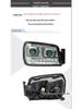 LED Headlights with Angel Eye Dual Lenses for Shaanxi Automobile Delong H3000, New M3000, X3000 Dump Trucks