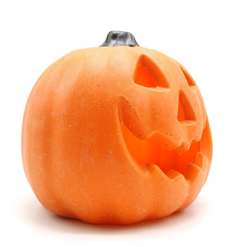 

Трансграничный Хэллоуин, выдувной полый фонарь из тыквы, светящийся орнамент из тыквы на Хэллоуин оранжевый