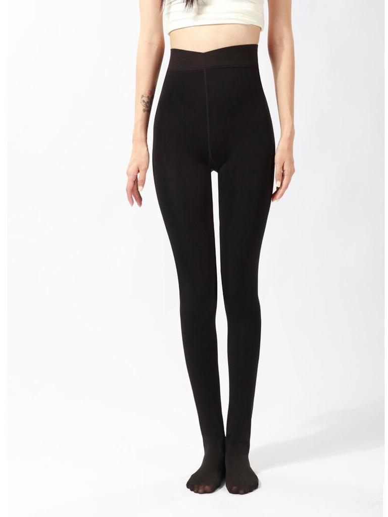 High-Waist Slimming & Lifting Leggings for Women - 200g Sanded, Water-Light Muscle Pantyhose for Autumn/Winter