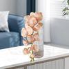 Orquídeas polilla artificiales de 9 cabezas, flores de seda falsas realistas, centro de mesa para bodas, fiestas, hogar, oficina, decoración de ramas florales de Phalaenopsis falsa