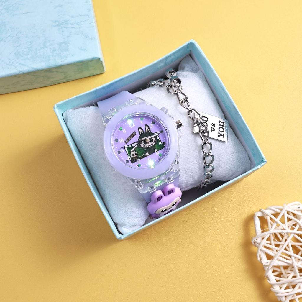 Dětská roztomilá panenka, Skvělé luminiscenční ručičky, Křemenné hodinky