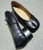 Women's Chunky Heel Mary Jane Split-Toe Shoes: New Retro Pleated Design Ballet Flats