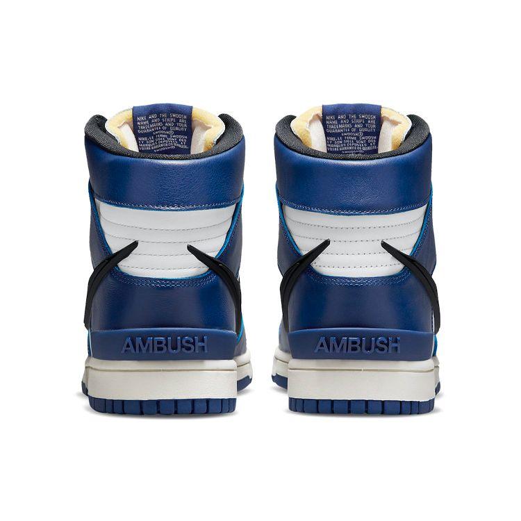 AMBUSH X Nike Dunk High Deep Royal Unisex Sneakers Blue Deep-Royal-Blue White CU7544-400