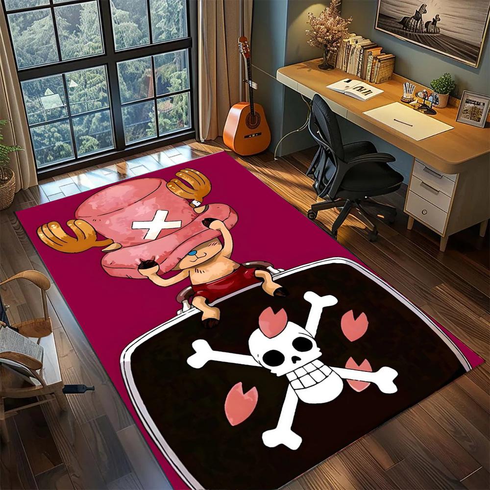 Tony Tony Chopper Gamer Room Functional Rug Carpet, Non Slip Washable Large Area Floor Mat Bedroom Home.-TING