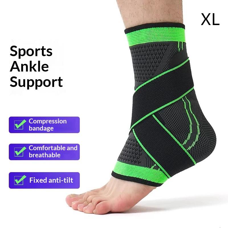 1 Pc Compression Ankle Support Sports Adjustable Basketball Ankle Wrap Men Women Hiking Running Prevent Ankle Protector