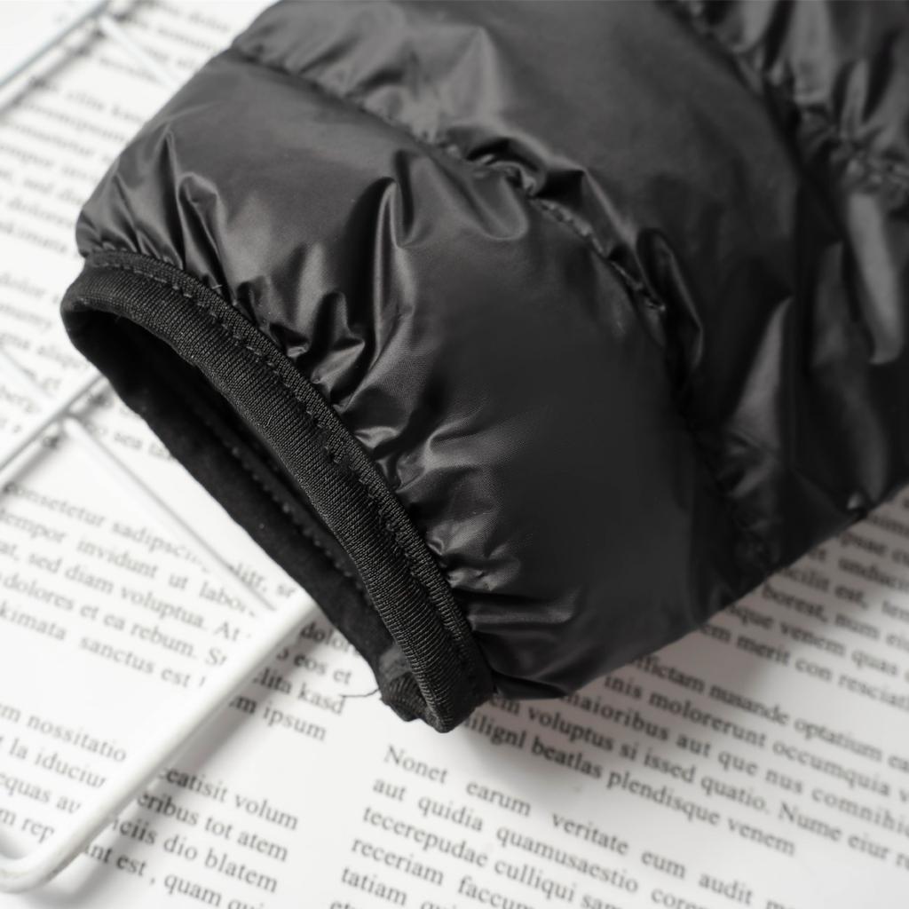 Simple and versatile casual new light and thin black women's down light women's hooded down jacket