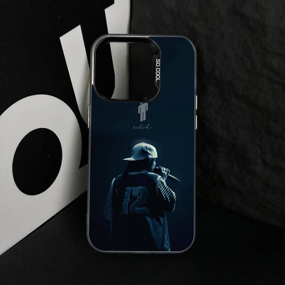 

Hit Me B-BillieS Eilish Colorful Phone Case Silver Suitable For iPhone 12 11 13 14 15 16 17 Max Pro Plus X XR XS iPhone 14 Plus
