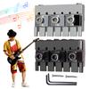 6-String Headless Electric Guitar String Locking Nuts 2 Wrench 2 Screw String Lock Nuts Musical Instrument Accessory