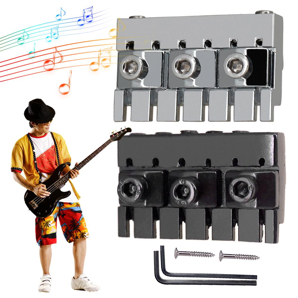 6-String Headless Electric Guitar String Locking Nuts 2 Wrench 2 Screw String Lock Nuts Musical Instrument Accessory