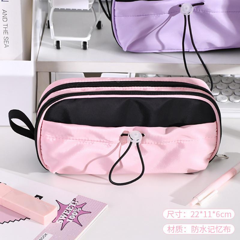 Eens Kids Pencil Bag with Zipper Pencil Pouch Aesthetic Pencil Pen Case Organizer for Schools
