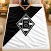 Flannel BlanketBorussia Mönchengladbach Warm Soft Throw Blanket for Indoor Sofa Bed Living Room Use