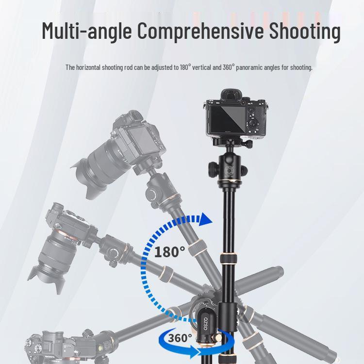 8 Lightweight Camera Overhead Shooting Bracket DSLR Tripod Extension Rod Set for Mirrorless or Mobile Horizontal Shooting