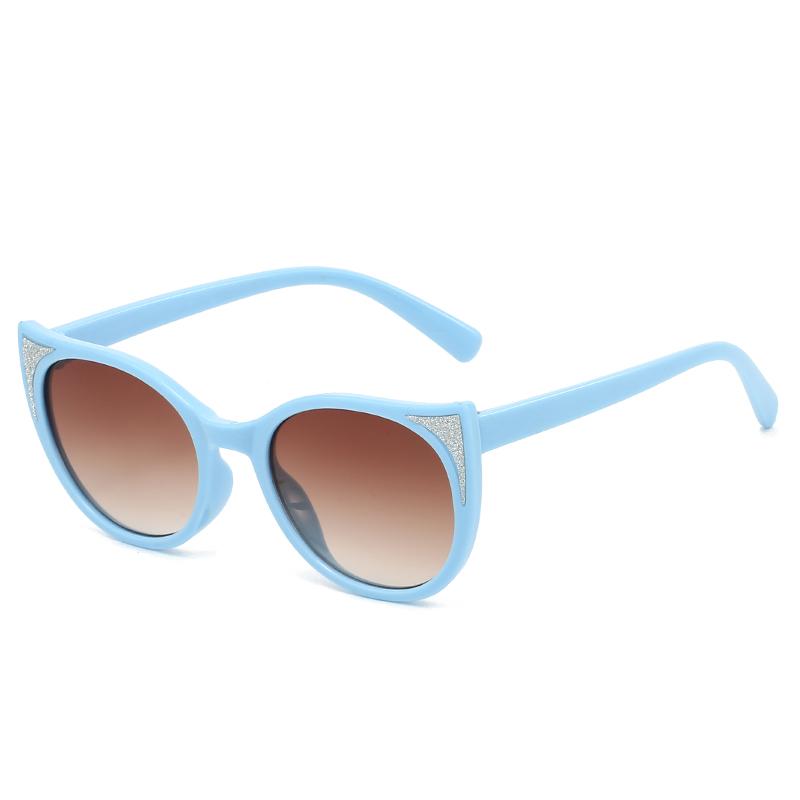 New Kids Sunglasses Trend Retro Cat Eye UV400 Sun Glasses Artistic Minimalist Boys Girls Eyewear