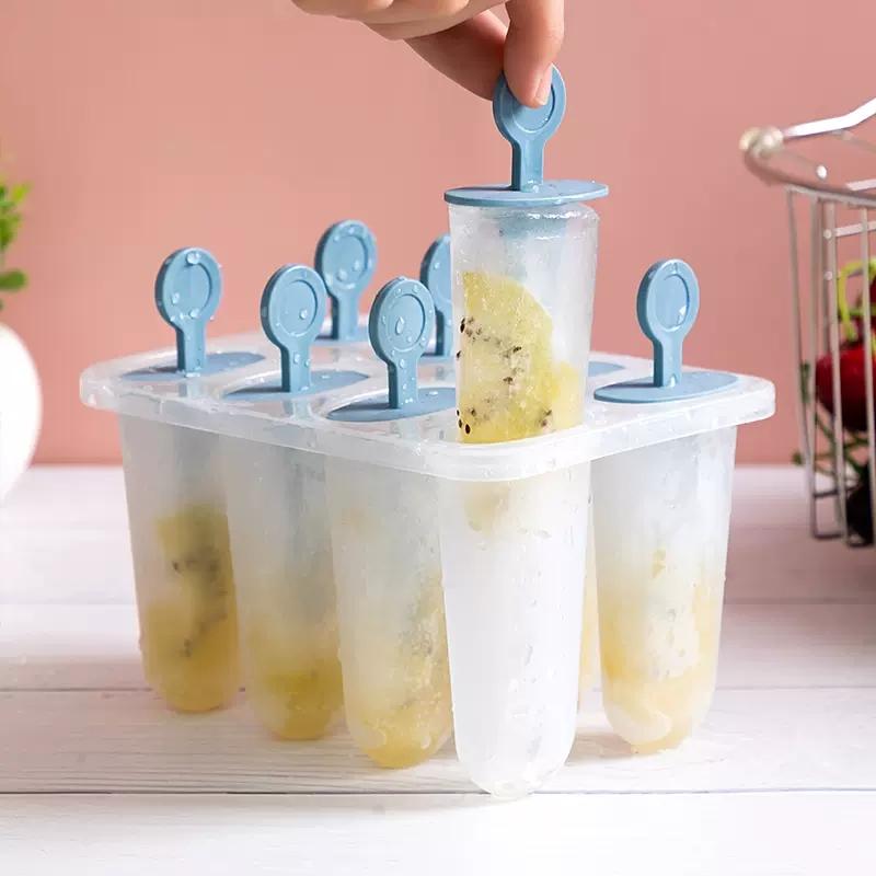 Homemade Ice Cream Mold Stick Reusable Plastic Ice Cream Mold Children's Handmade Ice Cream Stick Mold Ice Maker Ice Stick Model