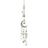 Star Sun Catcher Faux Crystal Prism Rainbow Maker Stars And Moon Colorful Hanging Suncatcher for Window Home Garden Decoration